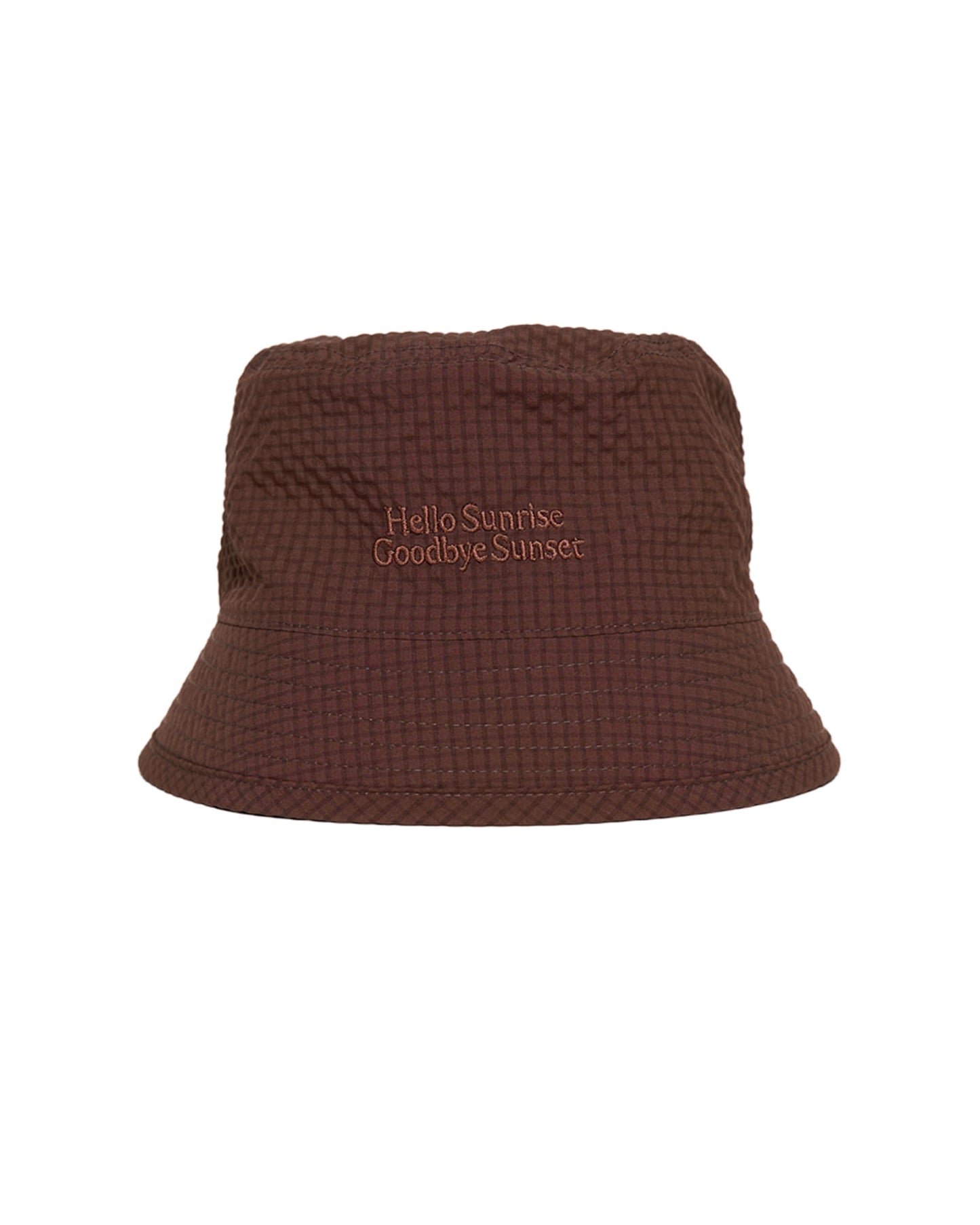 HS Classic Typo Bucket Hat_Brown