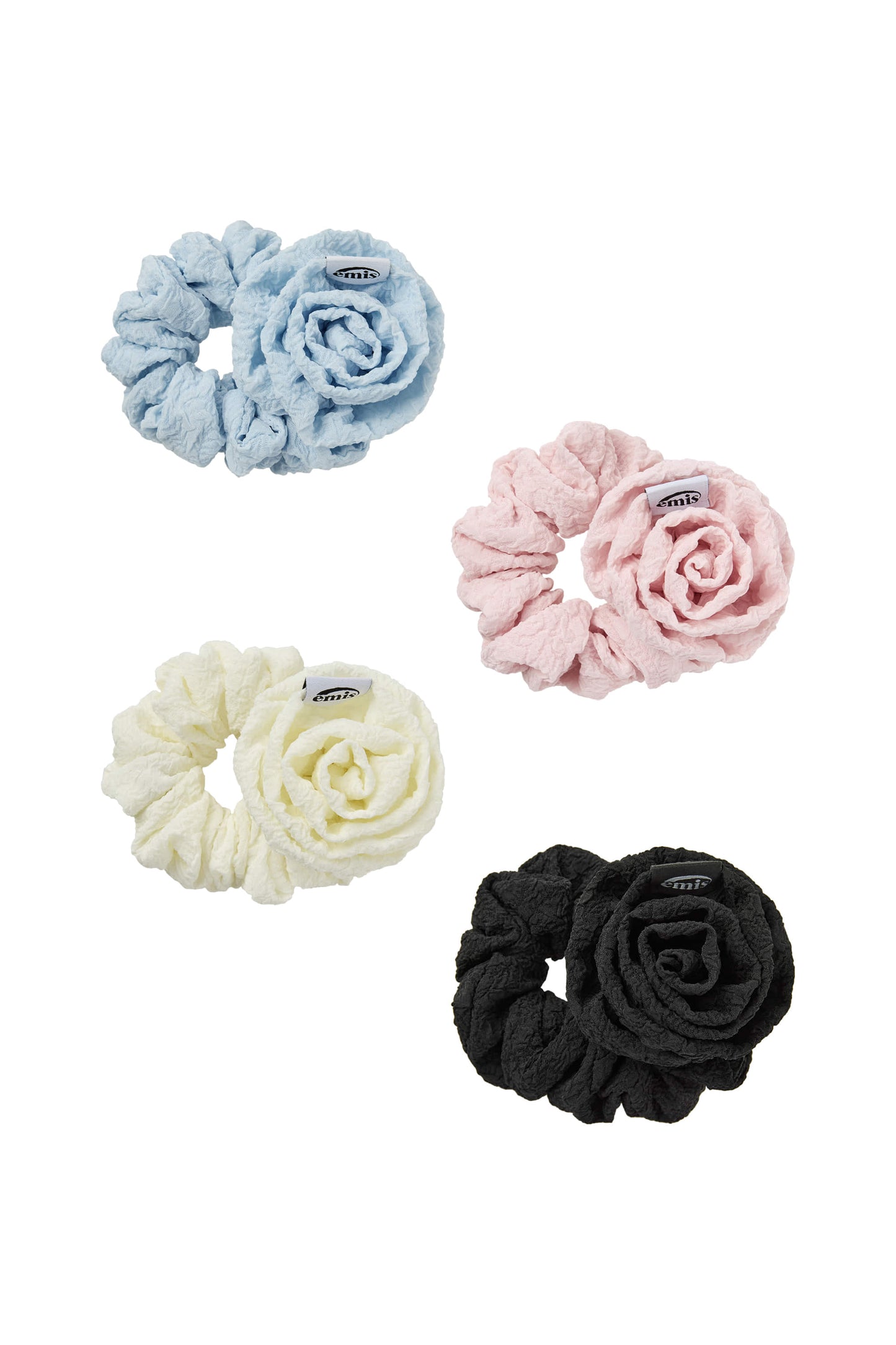 WRINKLE CORSAGE SCRUNCHIE