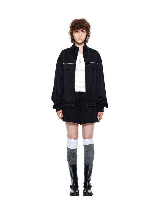 TRACK SHORT PANTS FOR WOMEN IN BLACK