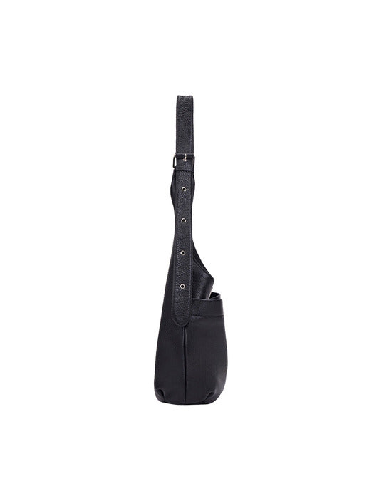 Perfec Bunny Long Shoulder Bag L Black