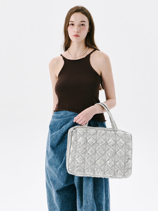 ★CARL YN★ [25S/S] Jenna Notebook Pouch 15 inch W75133020_5 25S/S] Jenah Notebook Pouch 15-Inch 5 Colors - W75133020