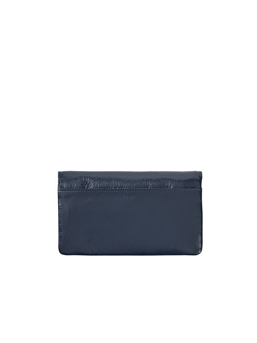 Perfec Zipper Dumbo Pouch — Washing Navy