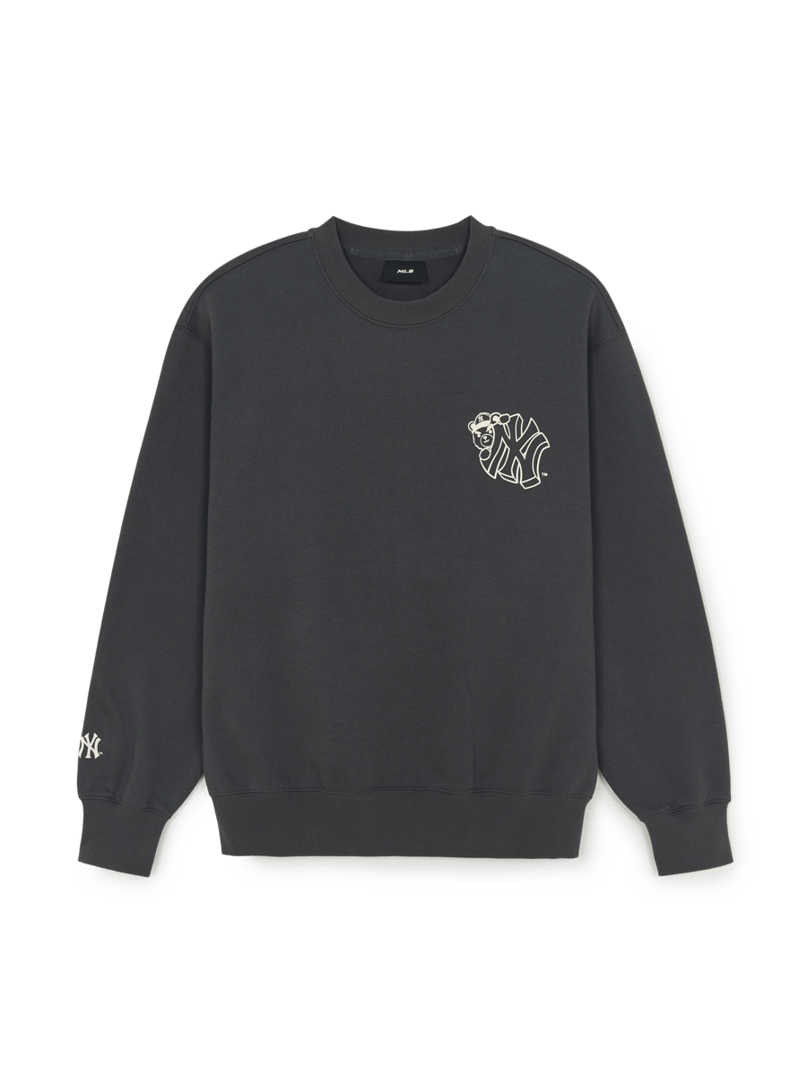 Street Mega Bear Fleece-Lined Crewneck Sweatshirt 뉴욕양키스