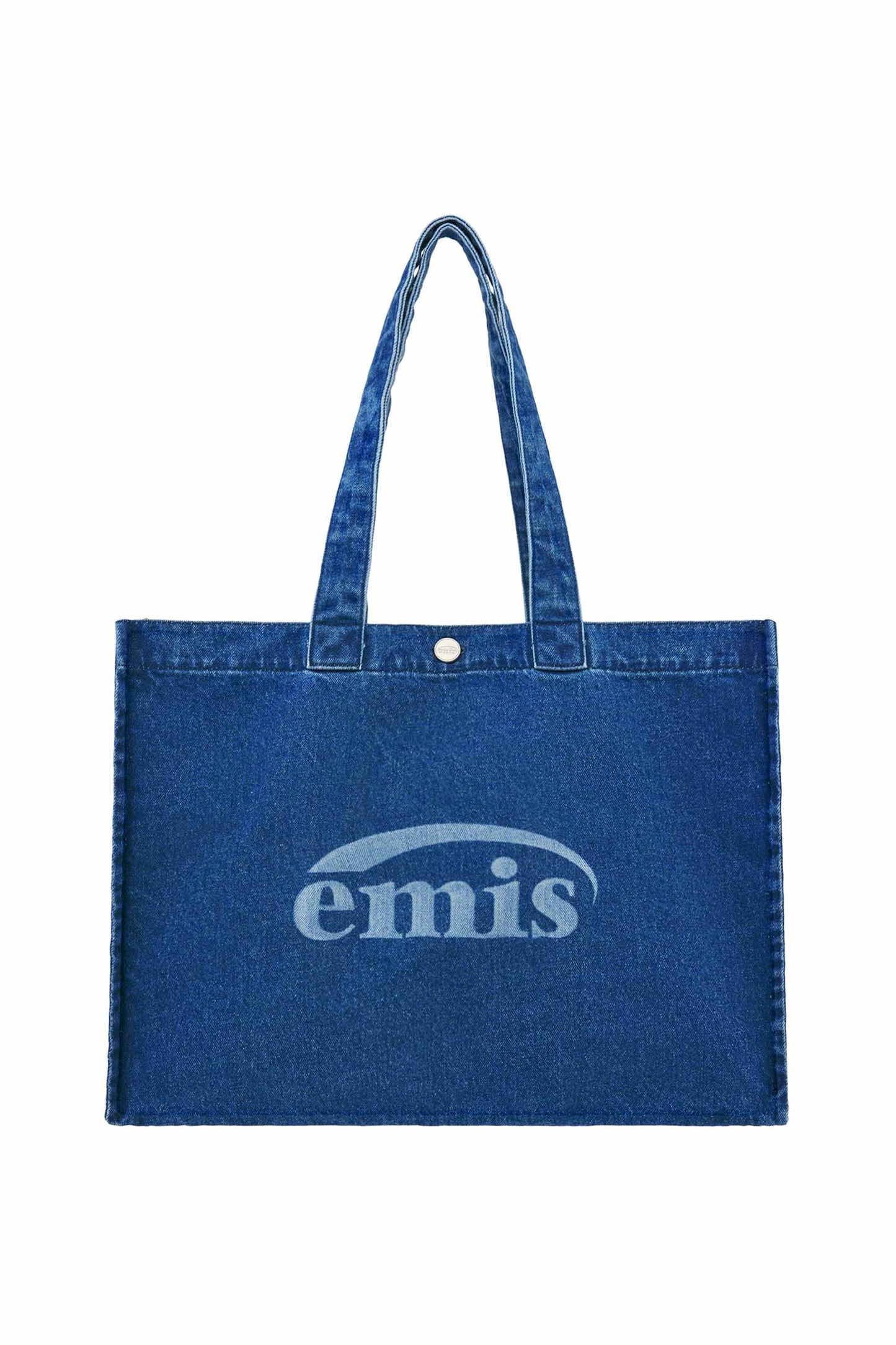 DENIM BIG SHOPPER BAG-BLUE DENIM