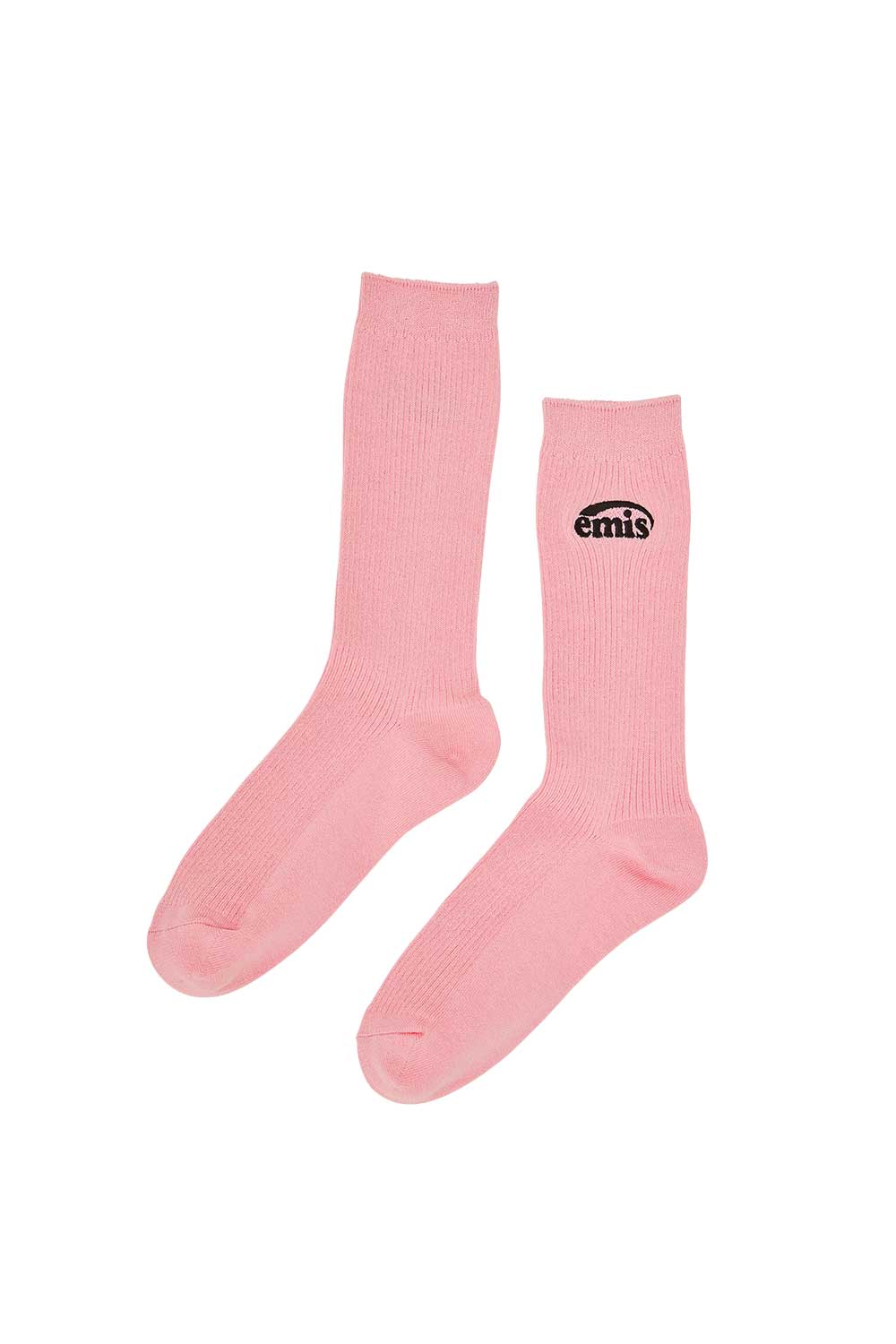 (WOMENS) NEW LOGO STITCH SOCKS-PINK