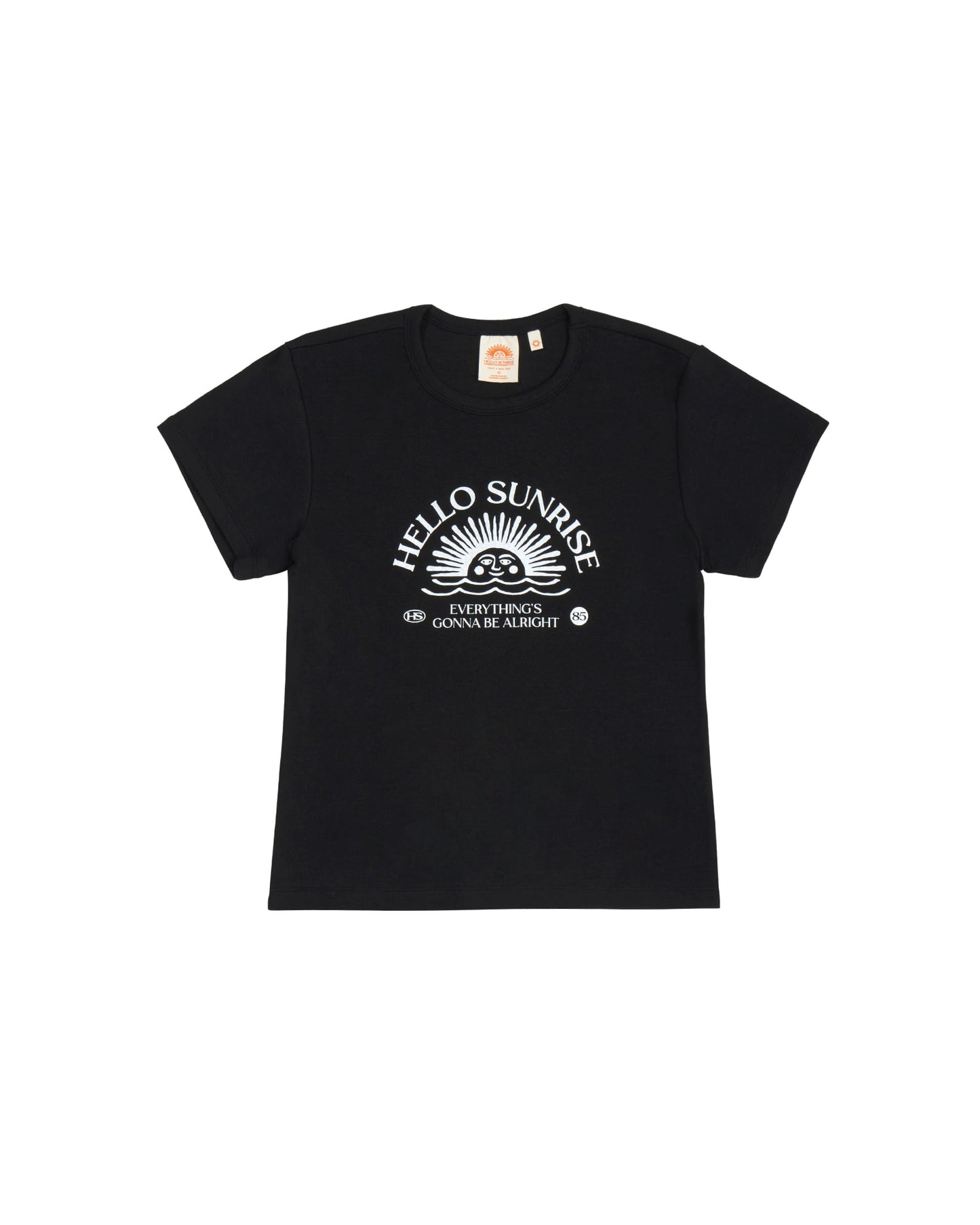 HS Arch Logo Baby Tee (W)_Black