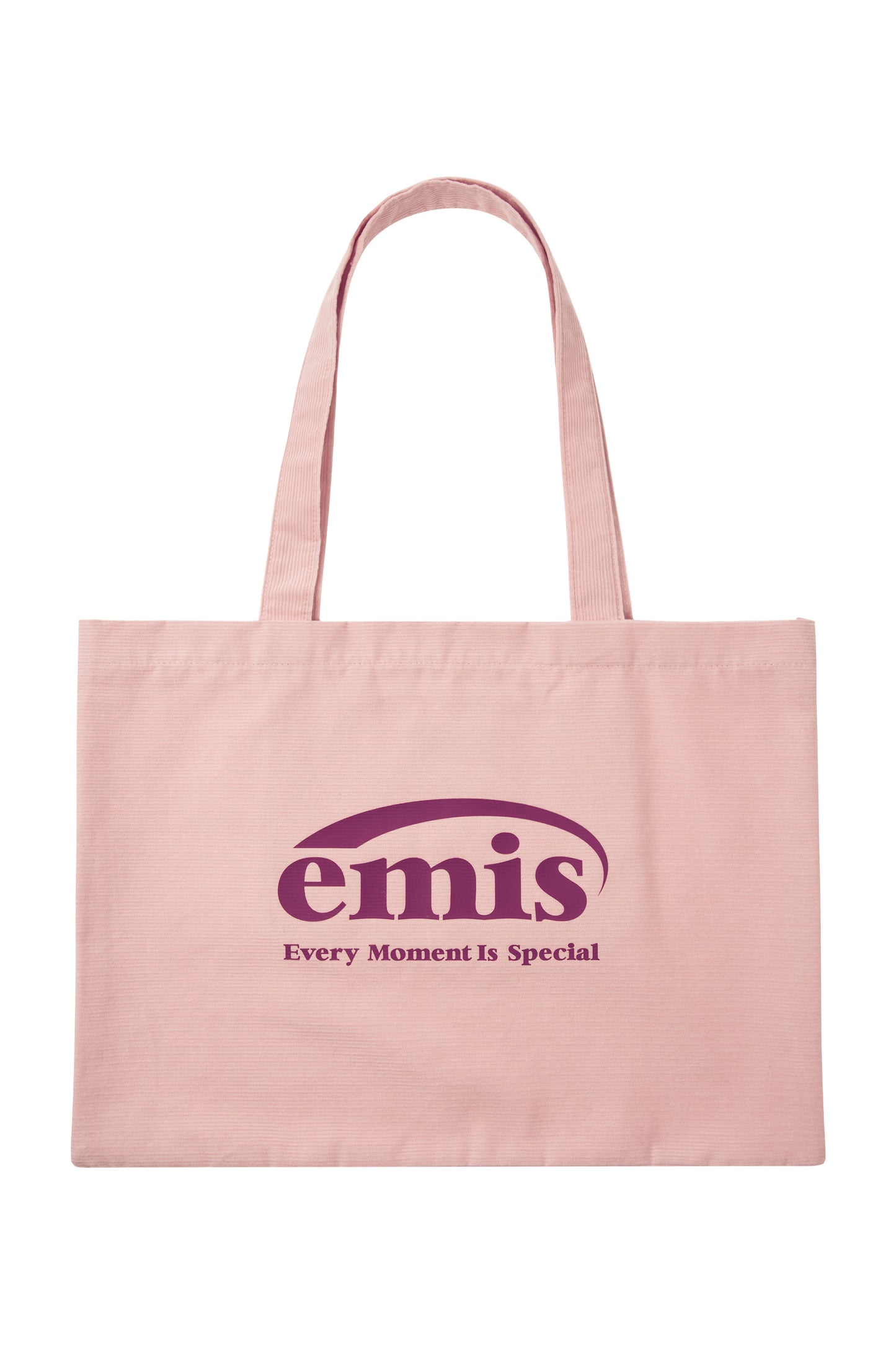 CORDUROY ECO BAG-PINK