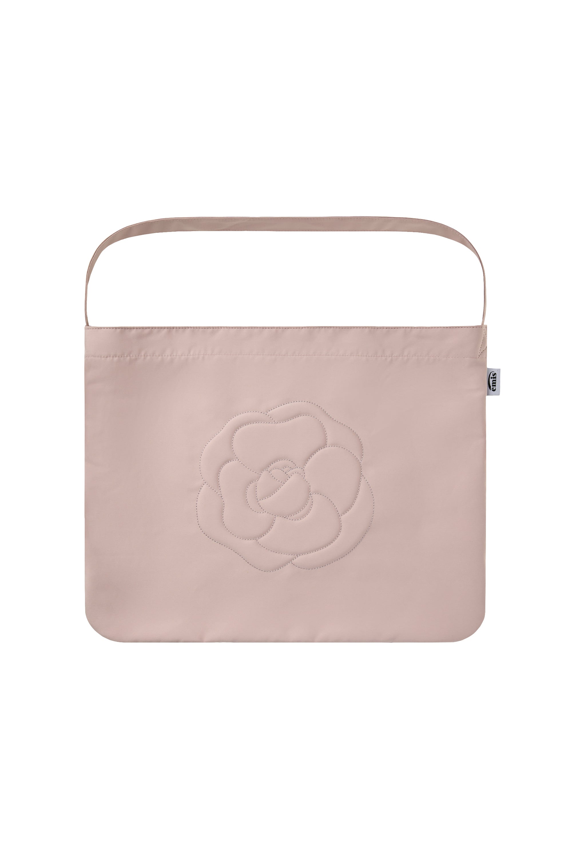 ROSE STITCH ECO BAG-PINK