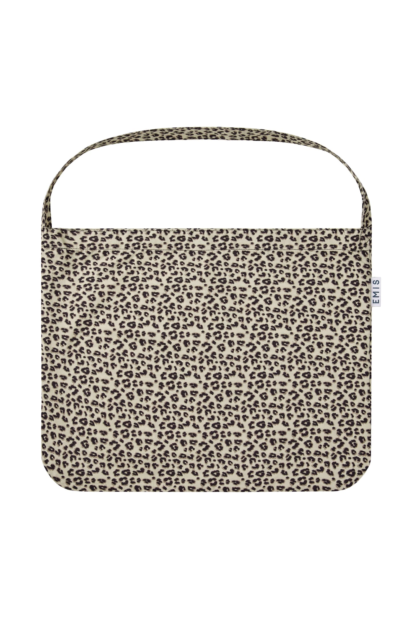 LEOPARD CORDUROY ECO BAG-CREAM