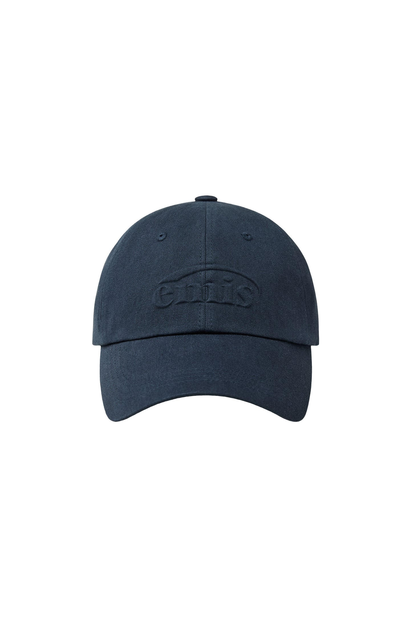 EMBOSSING LOGO BALL CAP-NAVY