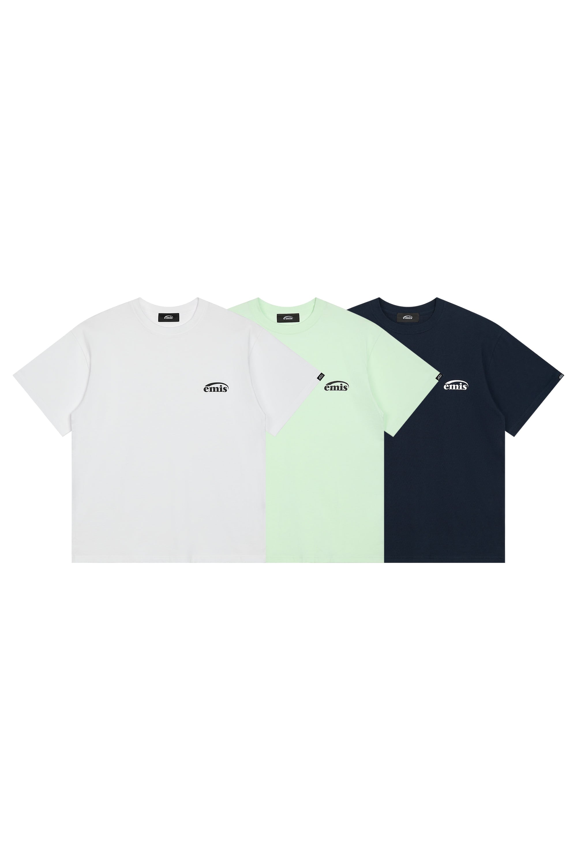 3PACK T-SHIRT SET C (WH/MN/NA)