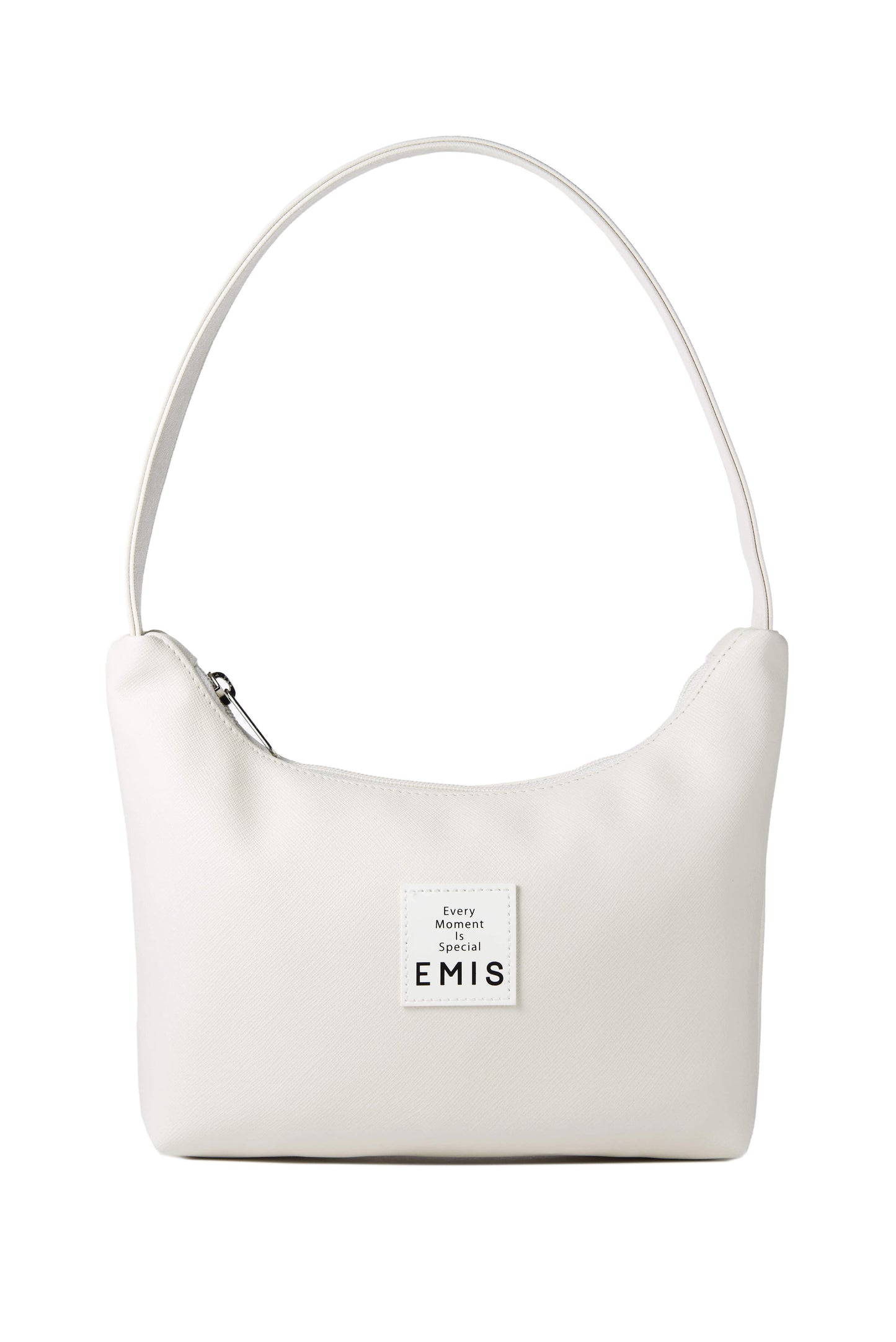 LEATHER HOBO BAG-WHITE