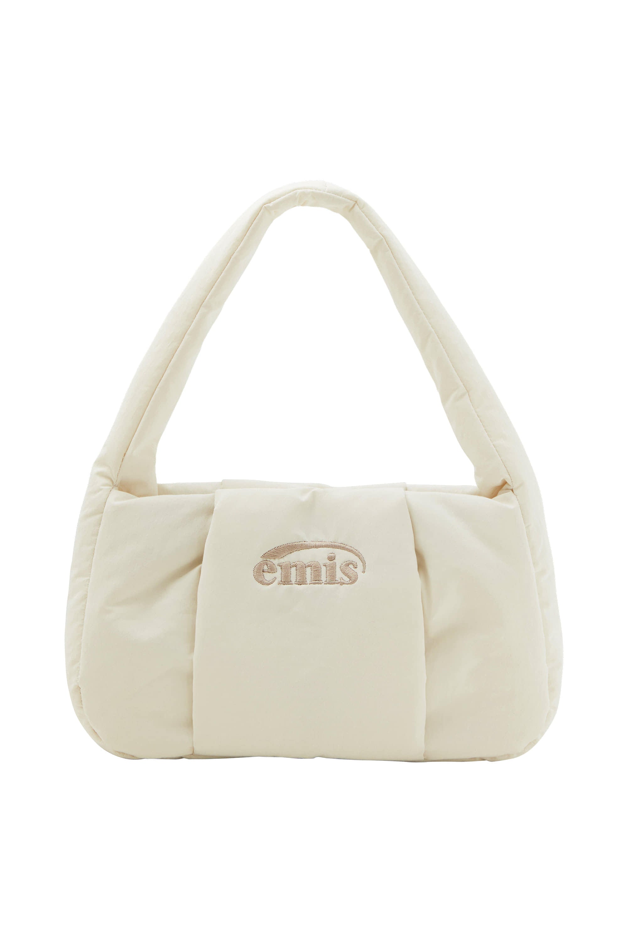 PADDED HOBO BAG-IVORY