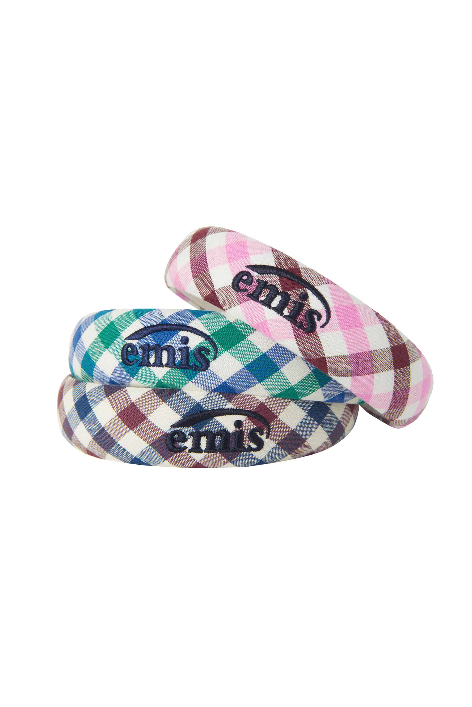 BLOCK CHECK HAIRBAND