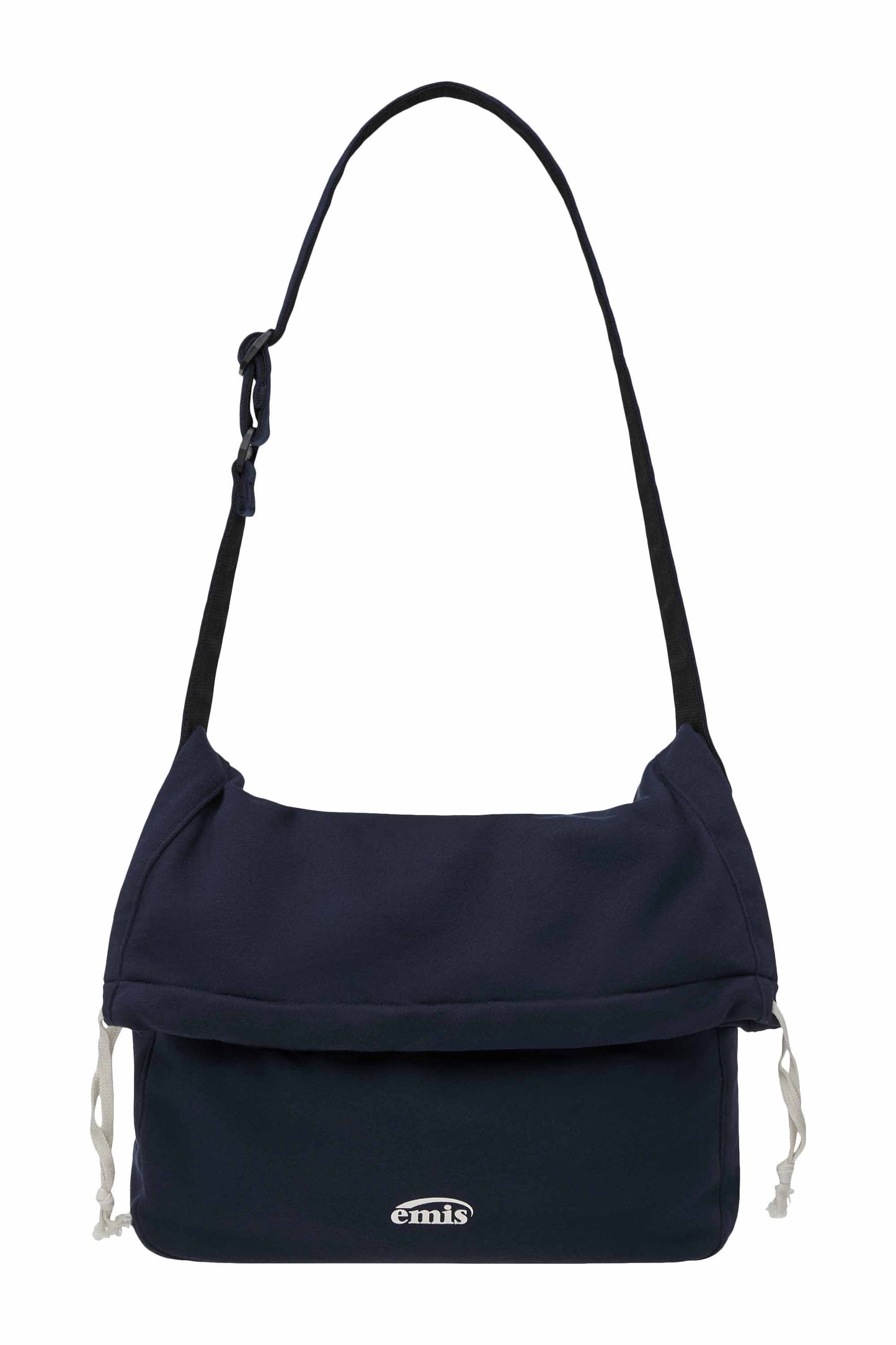 JERSEY FOLDING CROSSBODY BAG-NAVY