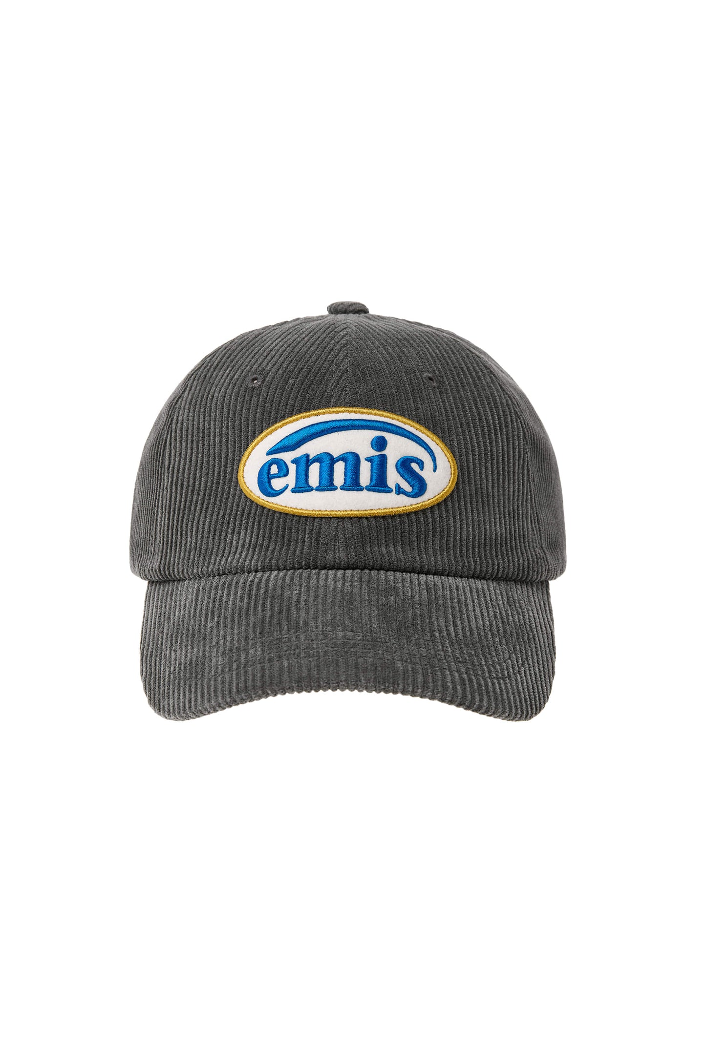 CORDUROY WAPPEN BALL CAP (RENEWAL)-CHARCOAL