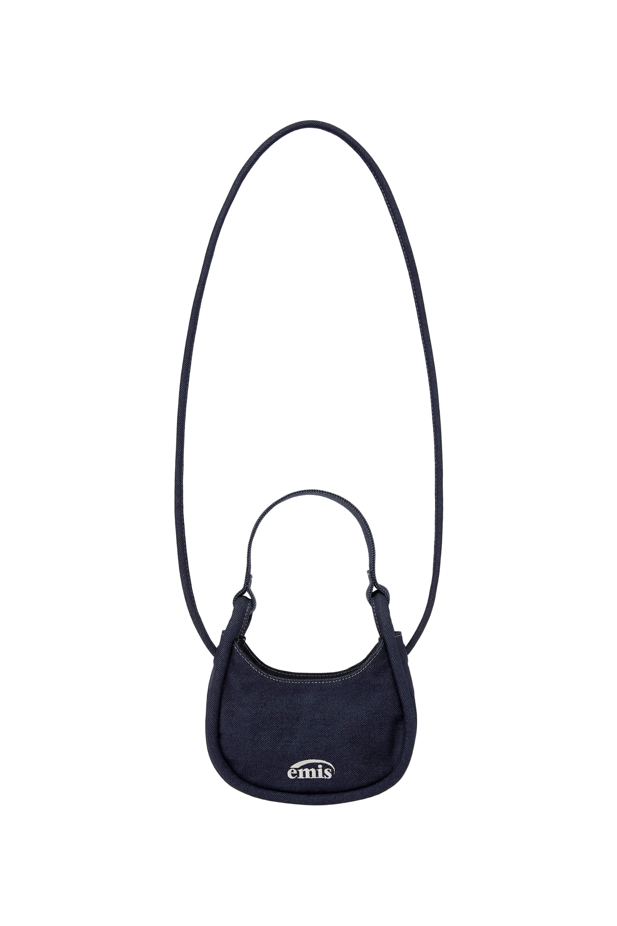 DENIM SMALL BAG-DARK BLUE DENIM