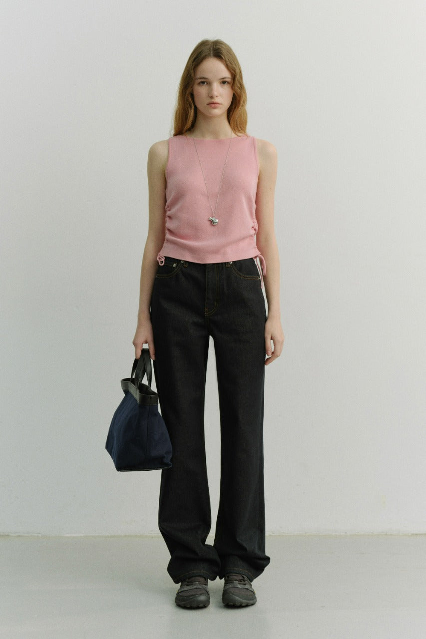 Dunst Essential Straight Full Length Jeans Raw Denim