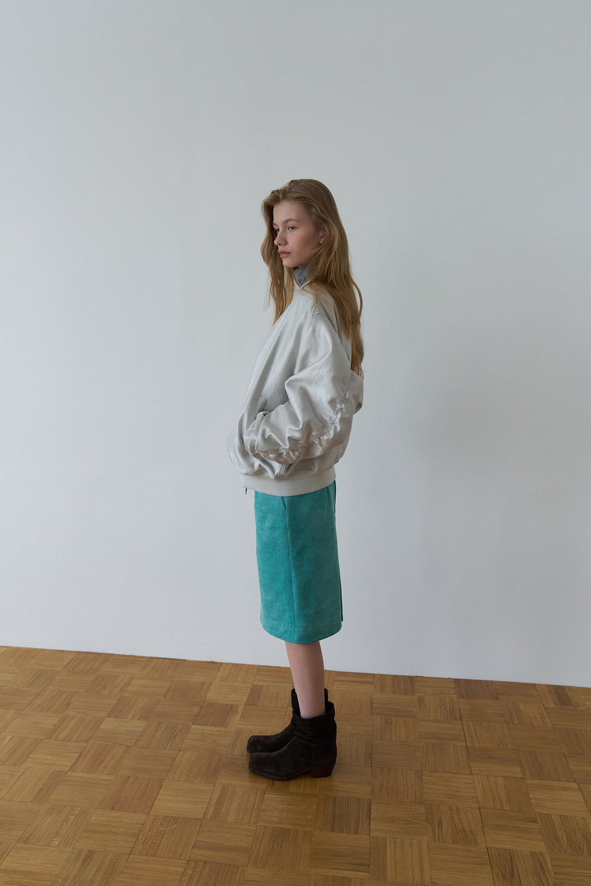 Overdueflair Retro-Mood Mid Skirt Aqua Mint
