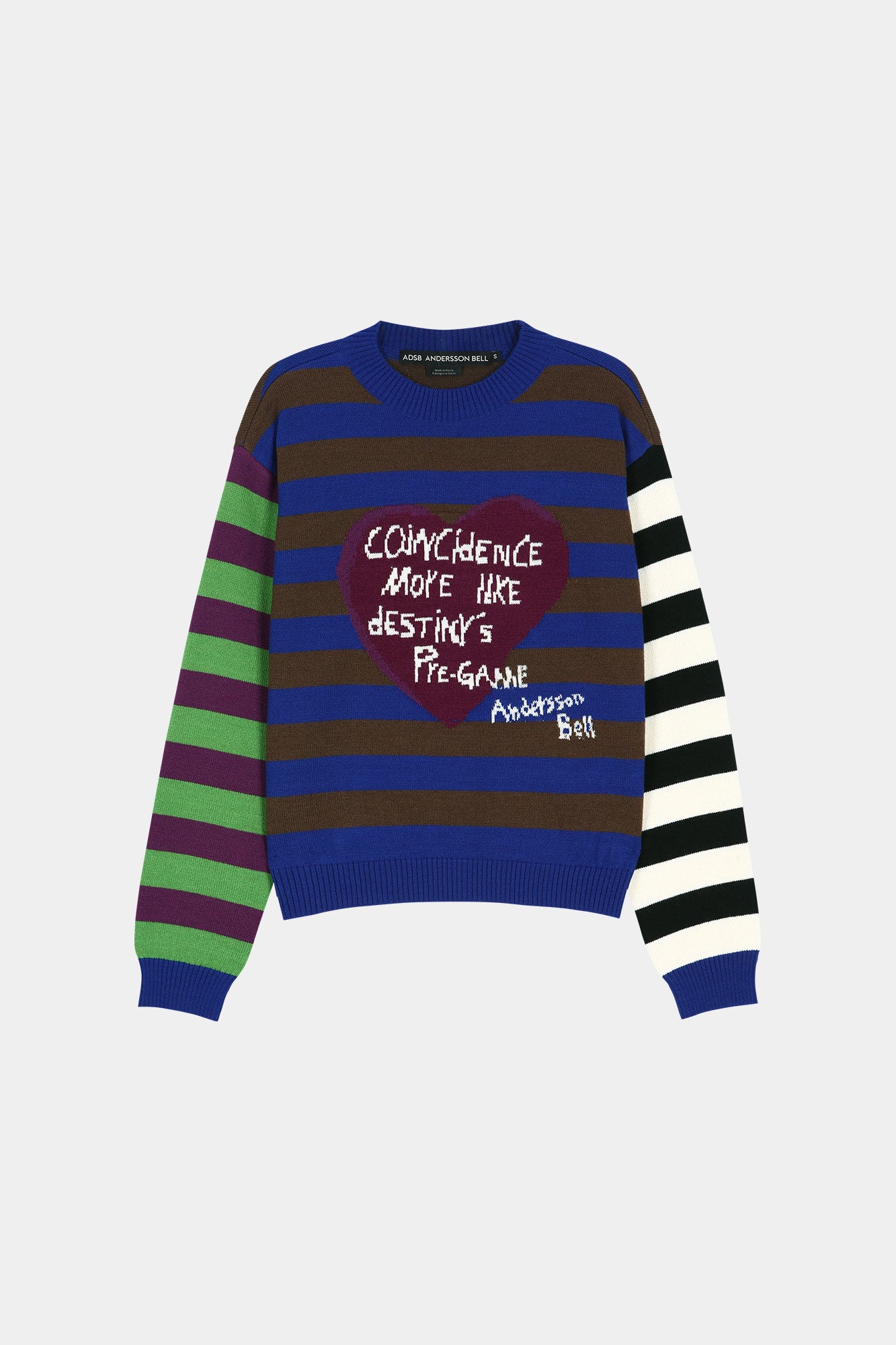 Andersson Bell Girl'S Heart Message Crew-Neck Sweater