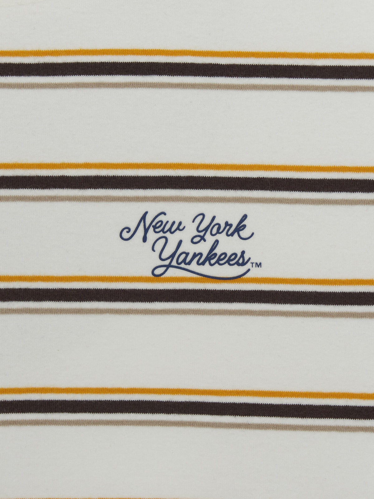 MLB Korea Women's Sportive Stripe Crop T-Shirts