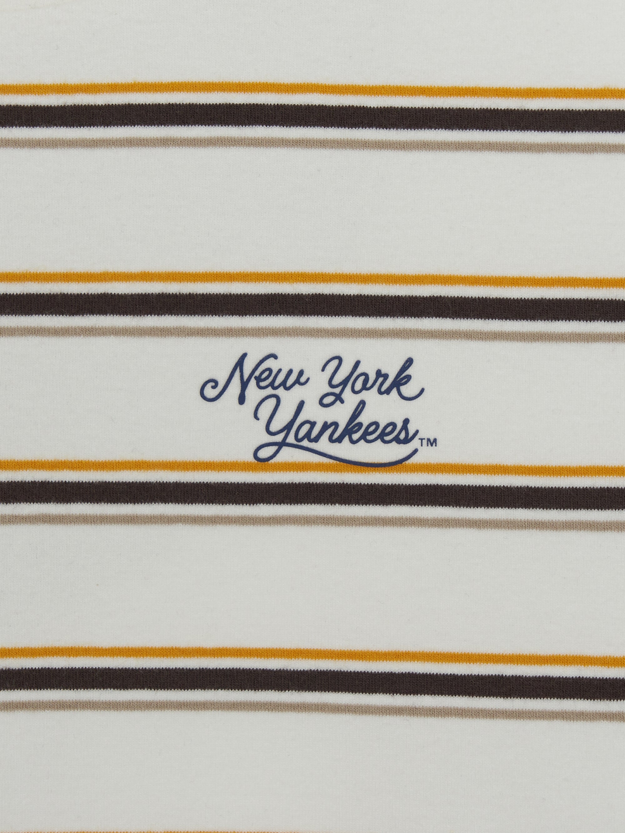 MLB Korea Women's Sportive Stripe Crop T-Shirts