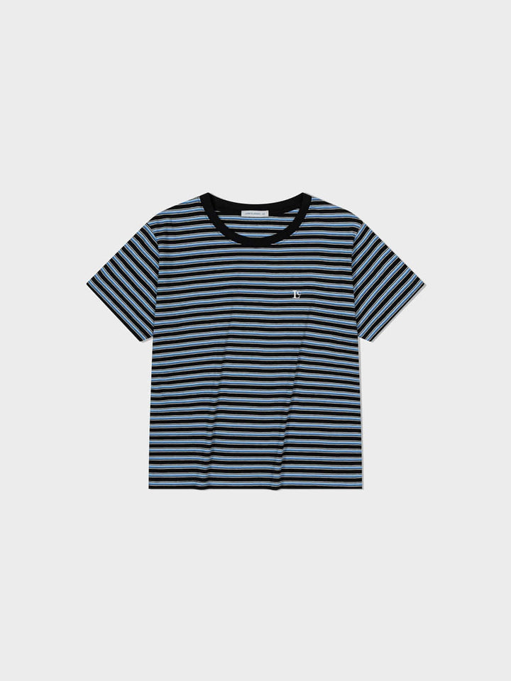 Low Classic Lc Striped Mini T-Shirt Black