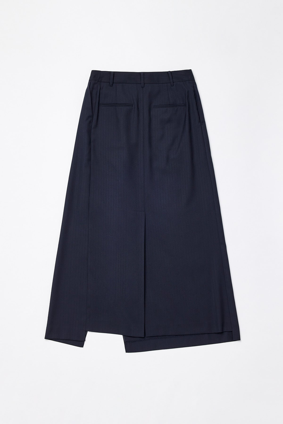Matinkim Layered Wrap Skirt IN Navy