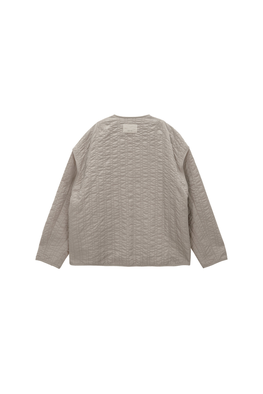 Matinkim Warm UP Quilting Jumper For Men IN Light Beige