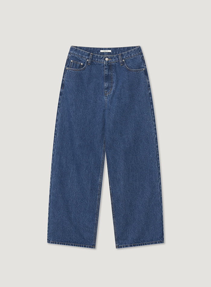 Mango Maniplease Delly Jeans Deep Blue