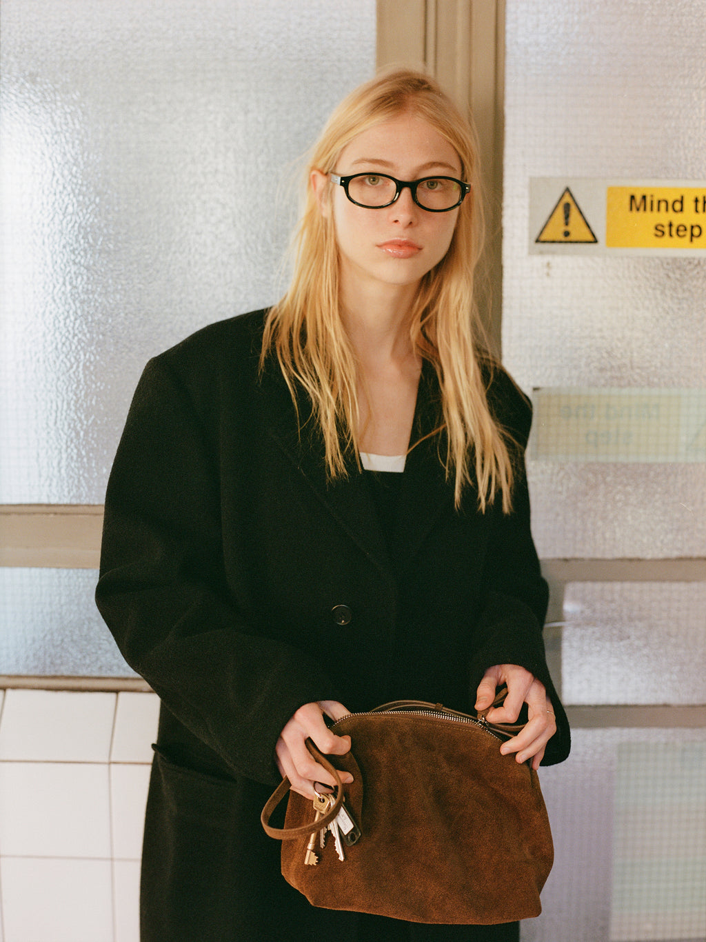 Low Classic Suede Caramel Box Bag - Brown