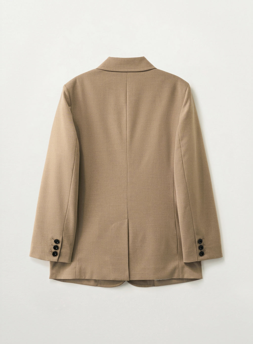 Satur 3-Button Single Blazer - Beige