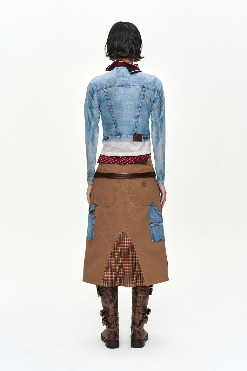 Andersson Bell Unisex Denim Jacketed Trompe-L’Oeil L/S T-Shirt