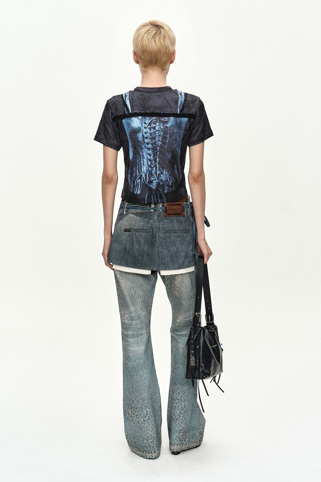 Andersson Bell Lingerie Trompe-L'Oeil Graphic T-Shirt