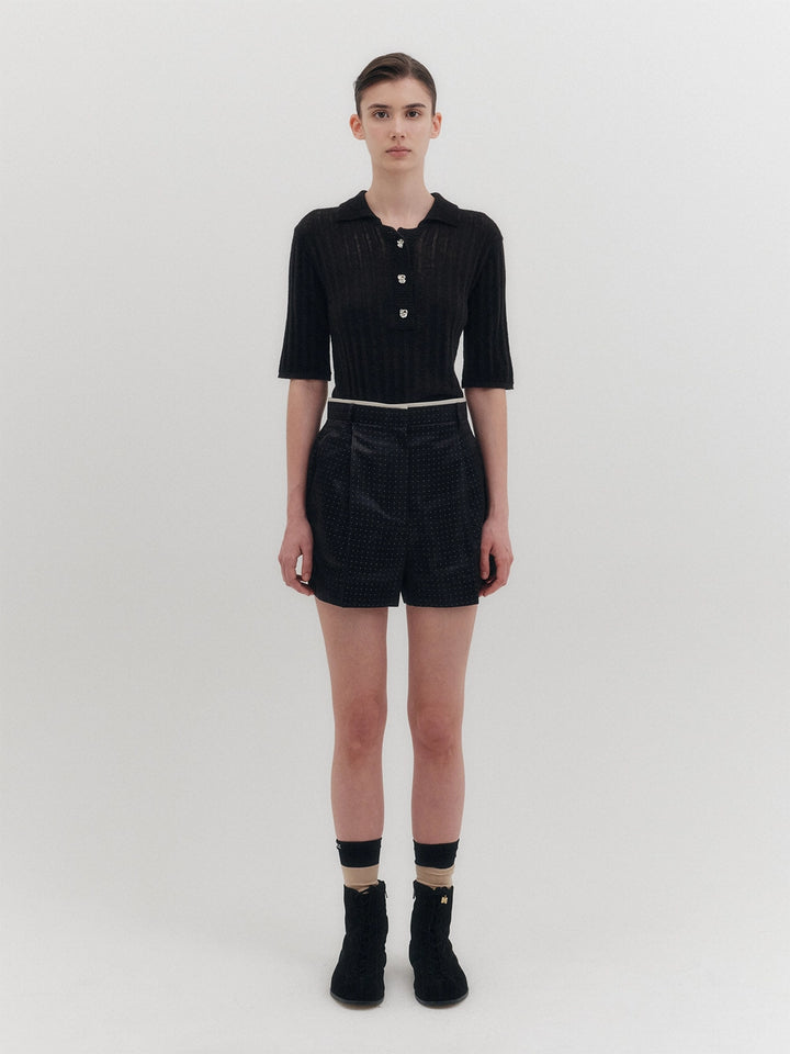 EENK High-Rise Shorts - Black