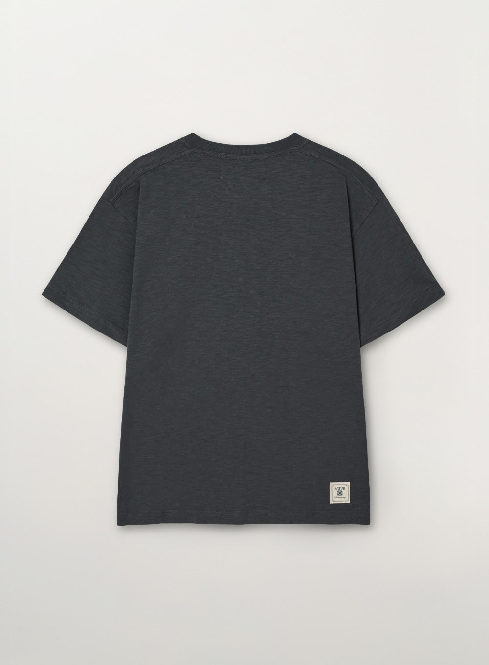 Satur Marin Collage Graphic T-Shirt - Charcoal