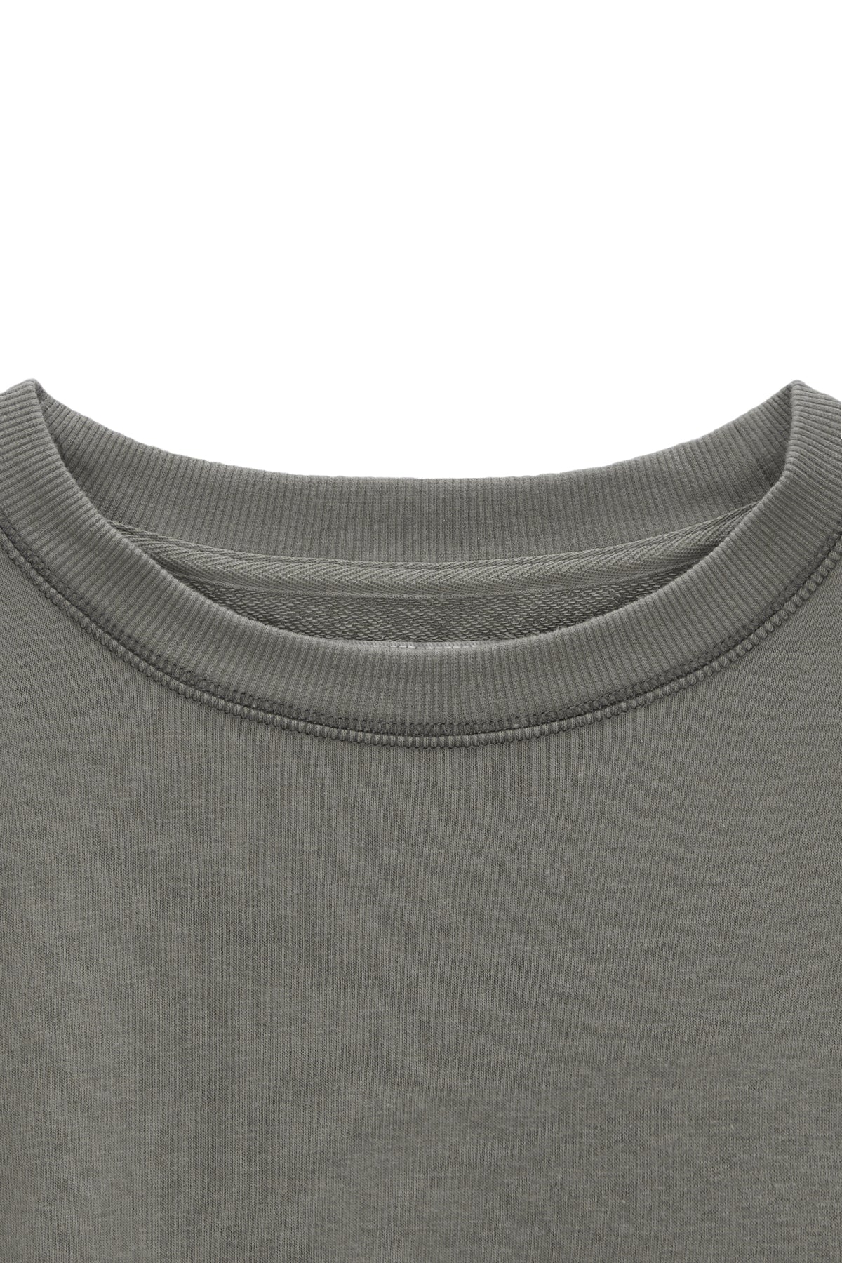 Matinkim Stitch Label Sweatshirt IN Khaki