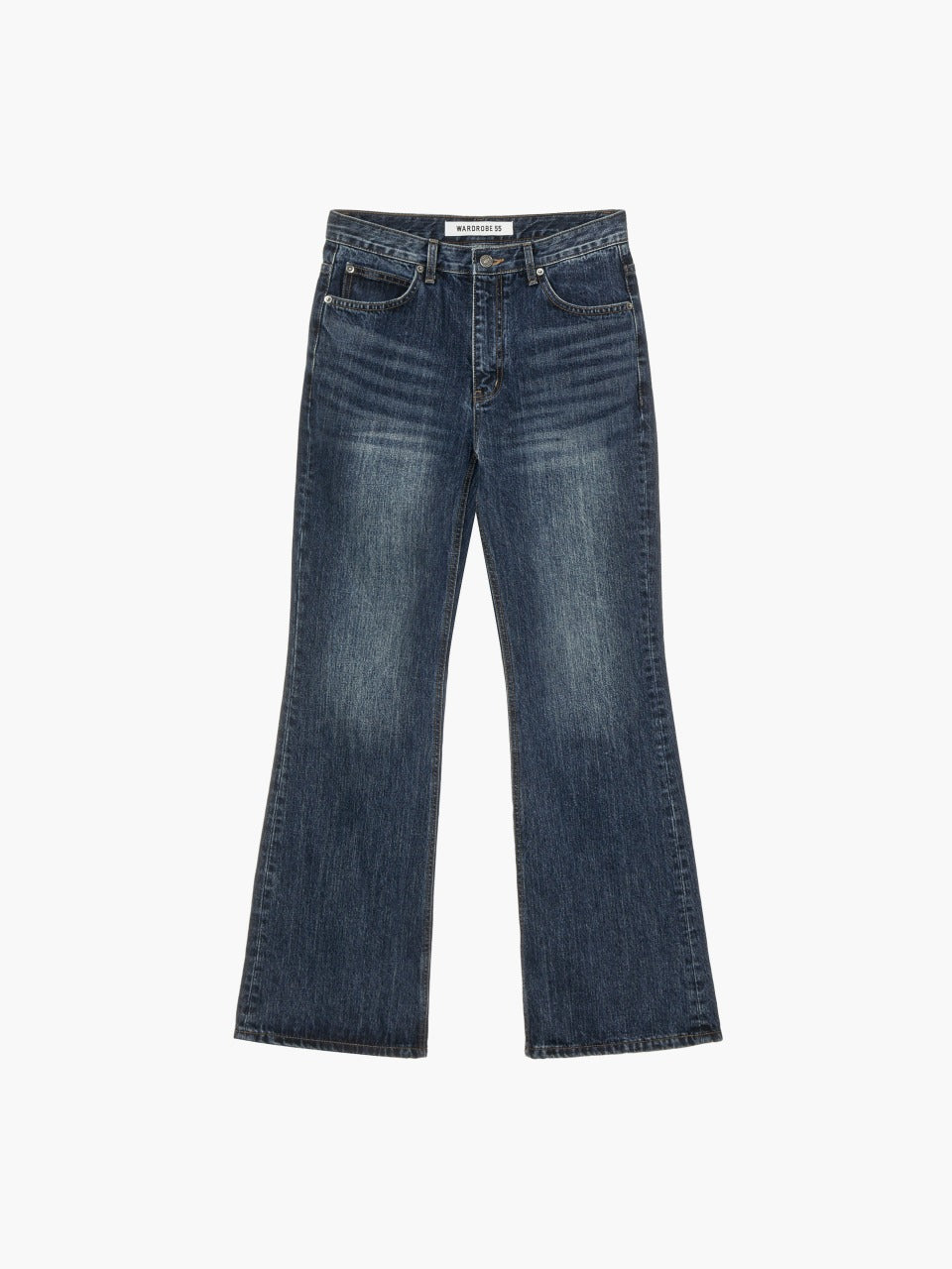 Margesherwood Bootscut Denim Pants deep blue