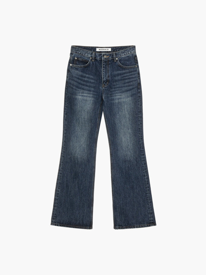 Margesherwood Bootscut Denim Pants deep blue