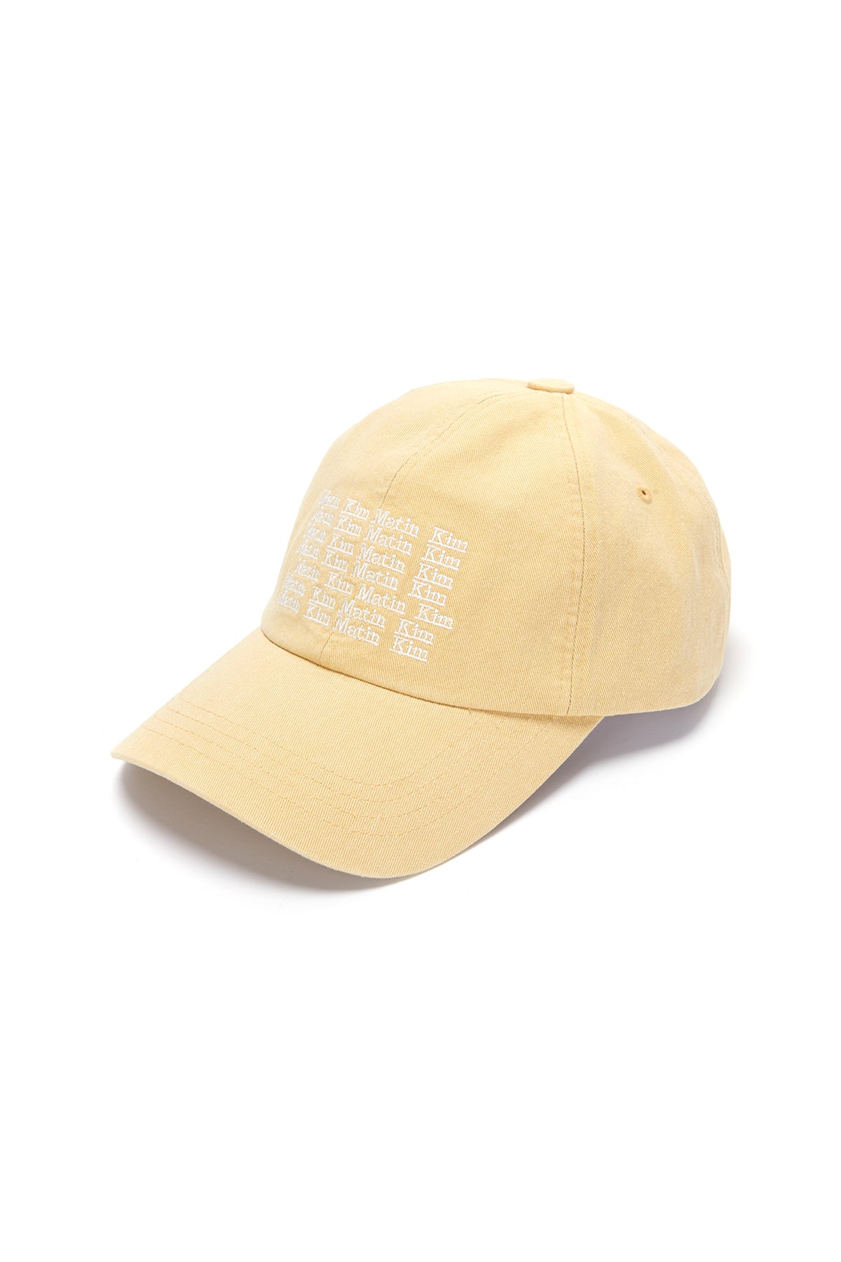 [matinkim] LETTERING BALL CAP IN YELLOW