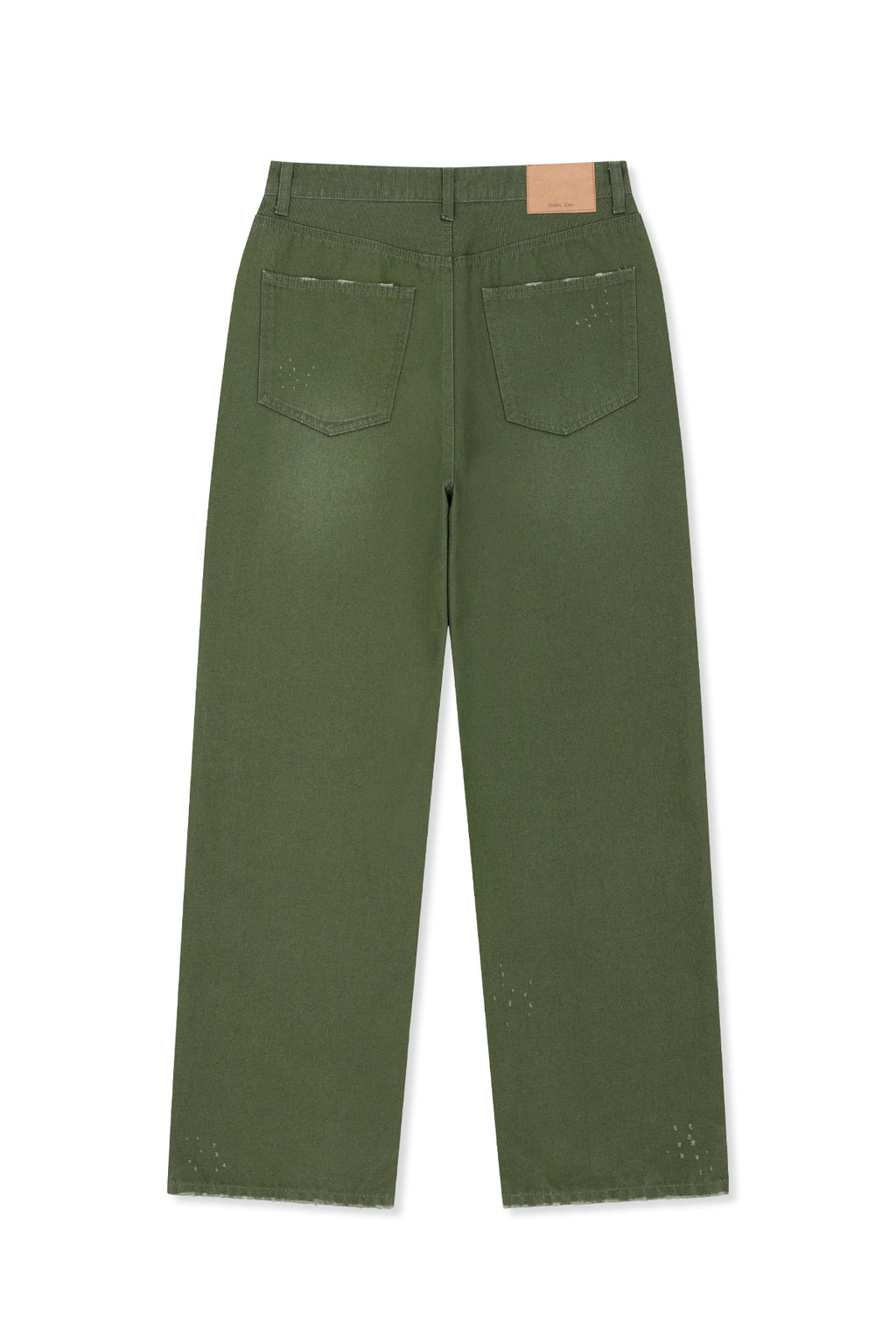 Matinkim Distressed Denim Pants For Men IN Khaki