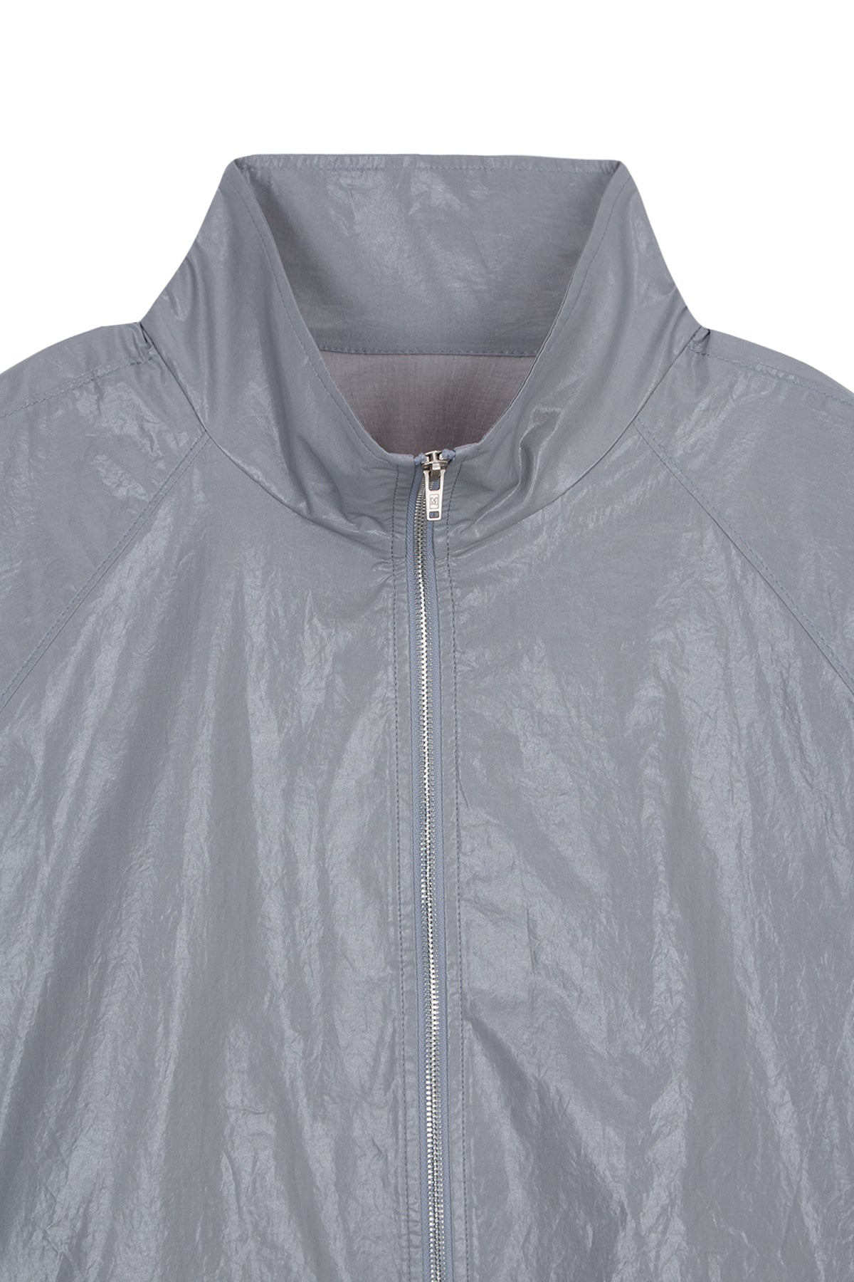 Matinkim Matin Kim Logo Coating Jumper For Men IN Dark Grey