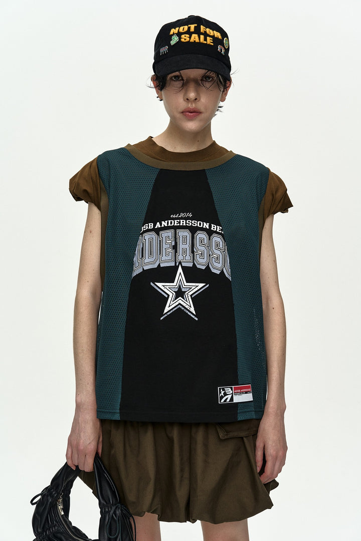 Andersson Bell Basketball Jersey Layered Roll UP T-Shirt