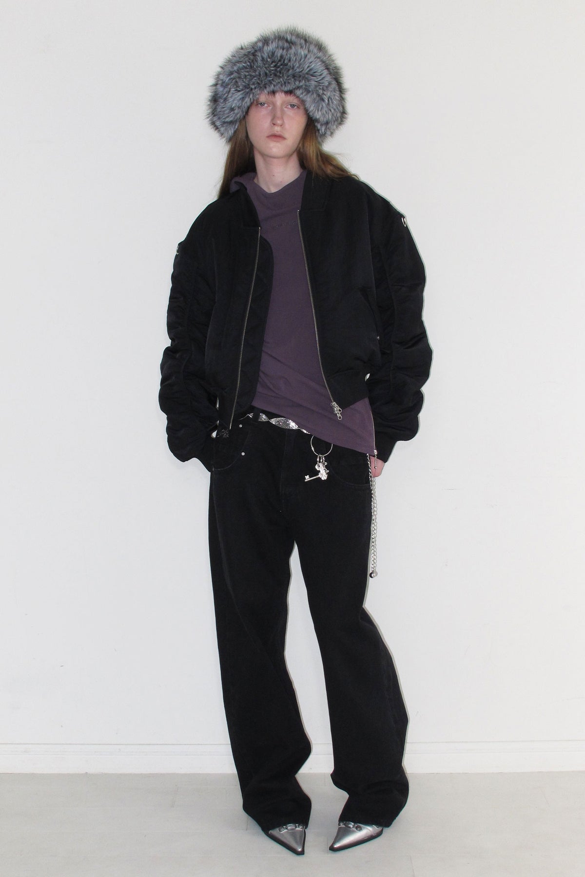 Instantfunk Big Pocket Loose Fit Denim - Black