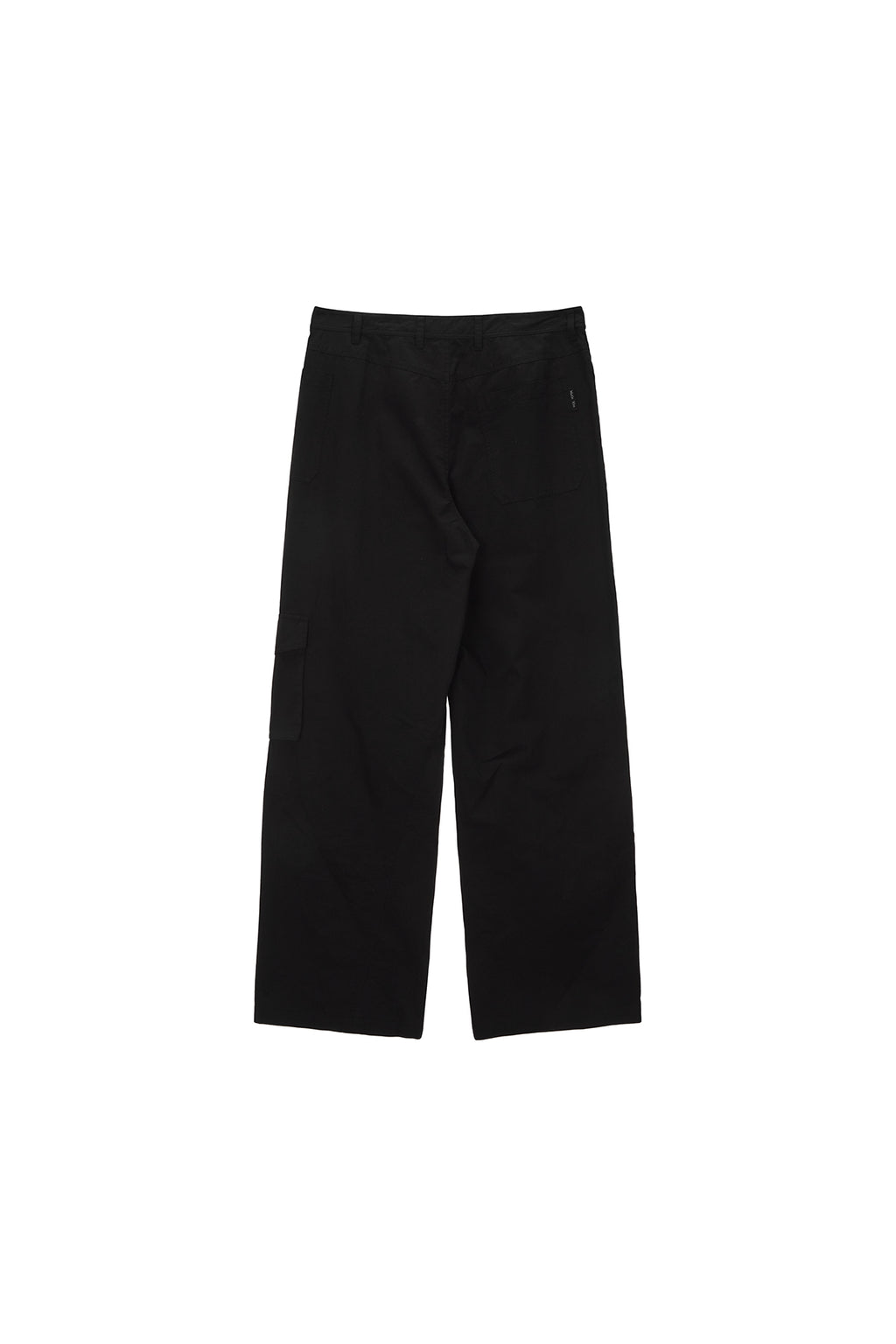 Matinkim Asymmetric Chino Trouser For Men IN Black