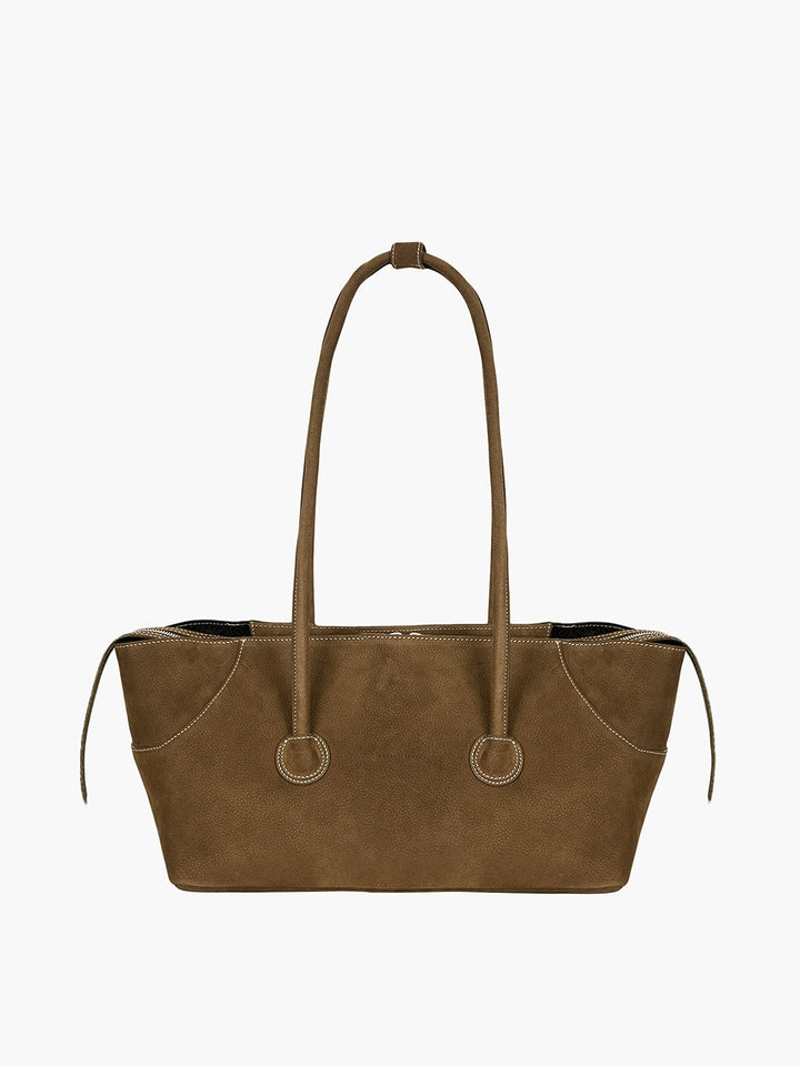 Margesherwood Boat Shopper Large chestnut nubuck