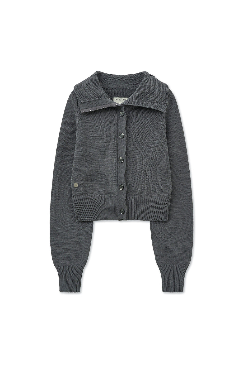 Matinkim Hook Point Two Way Cross Cardigan IN Grey