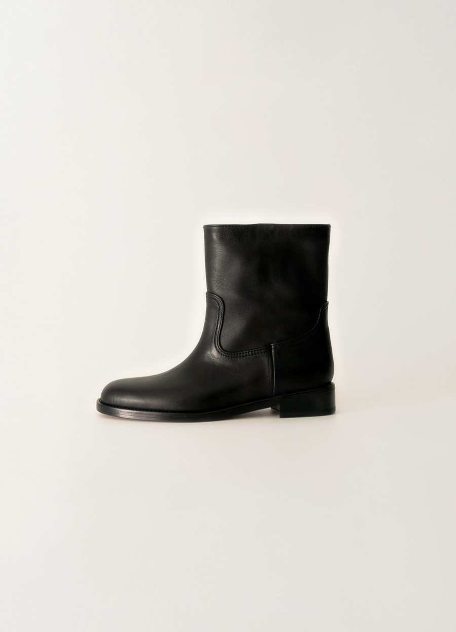 Nothing Written Riding mid-ankle boots (Black)