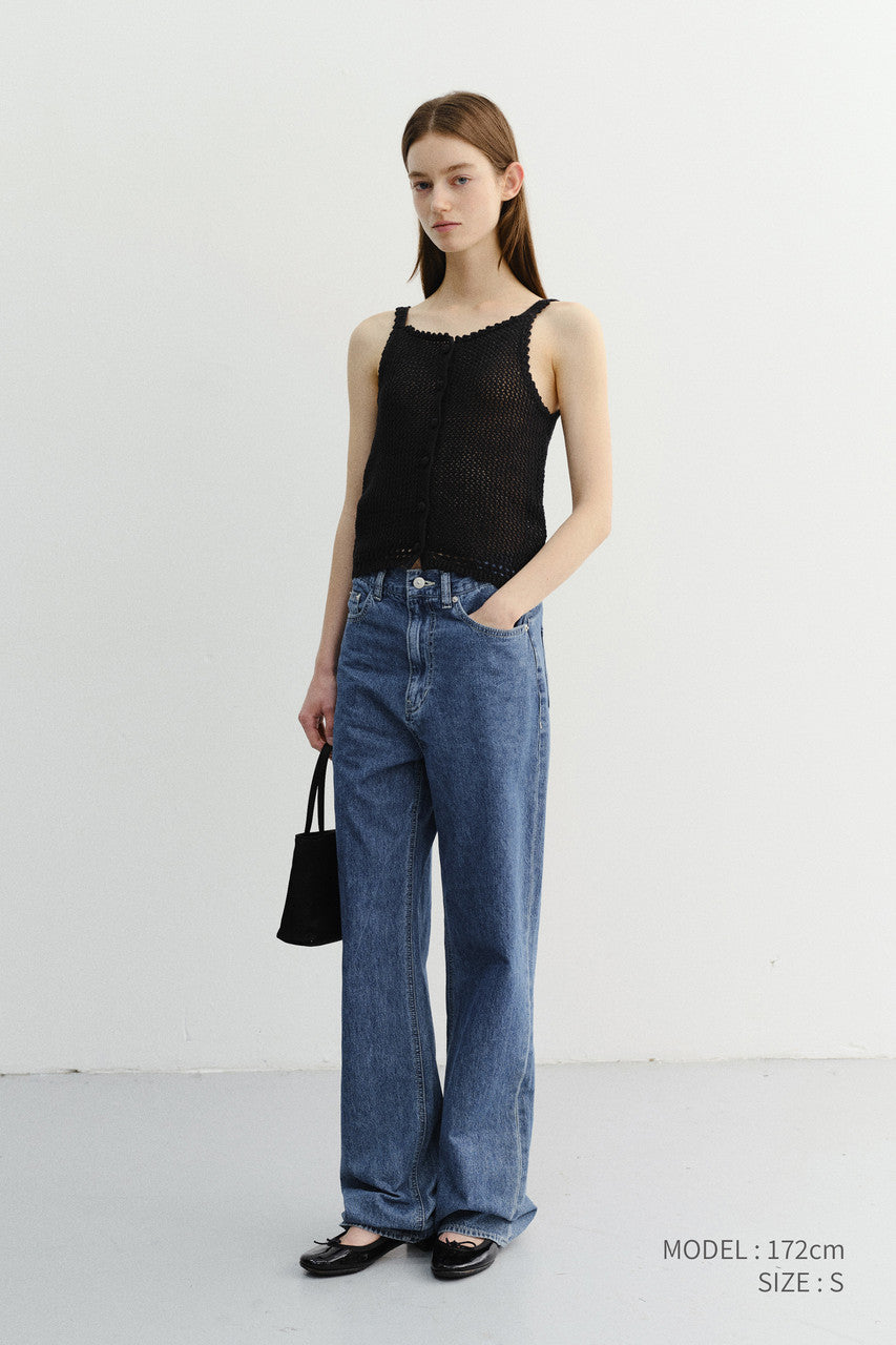 Dunst Summer Straight Jeans Classic Blue
