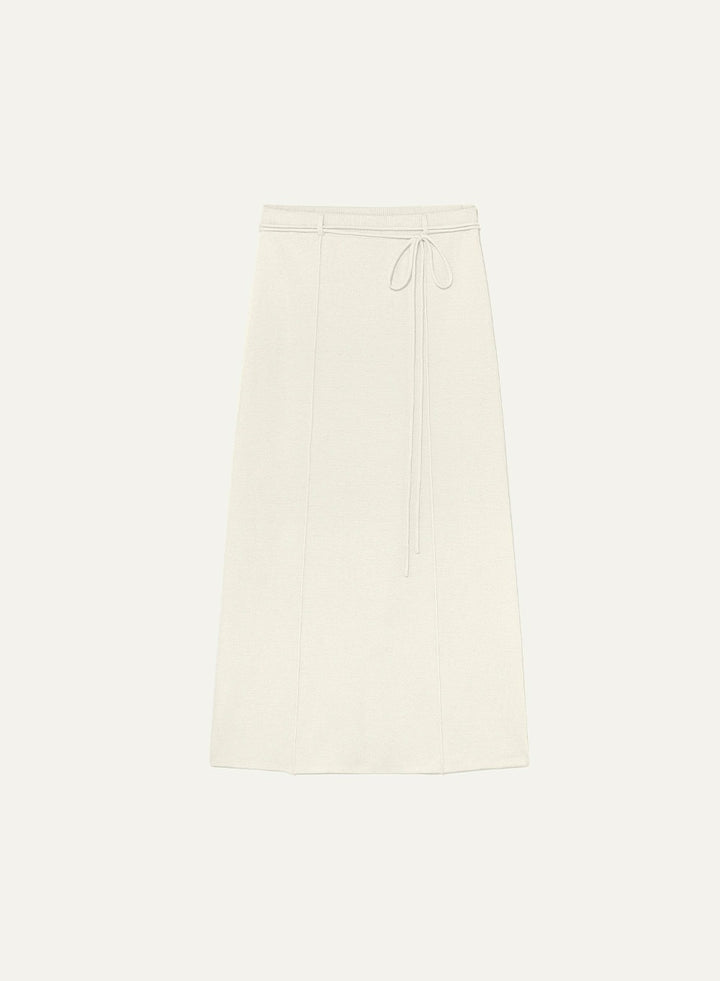 Kindersalmon Claudia Knit Skirt Bone